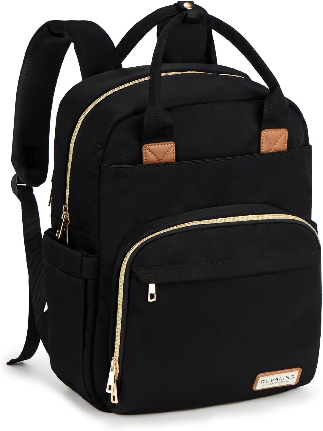 Diaper Bag Backpack, Multifunction Travel Pack Maternity Baby Changing Bags, Large Capacity, Waterproof, Black