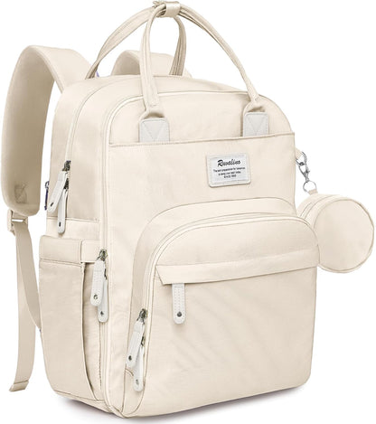 Diaper Bag Backpack, Multifunction Travel Pack Maternity Baby Changing Bags, Large Capacity, Waterproof, Black