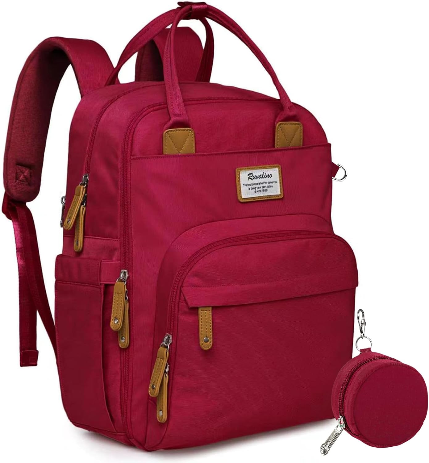 Diaper Bag Backpack, Multifunction Travel Pack Maternity Baby Changing Bags, Large Capacity, Waterproof, Black