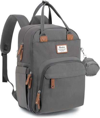 Diaper Bag Backpack, Multifunction Travel Pack Maternity Baby Changing Bags, Large Capacity, Waterproof, Black
