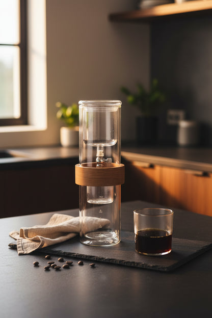 Glass Cold Brew Coffee Maker Set – Slow Drip Ice Coffee Kit