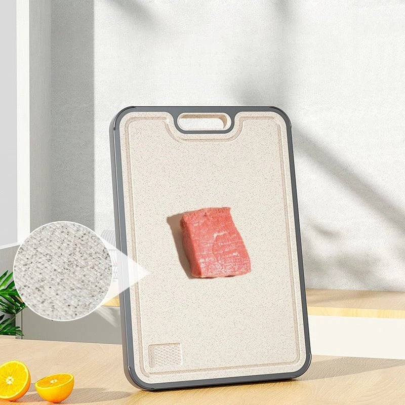 Kitchen Cutting Board Double Sided Titanium Cutting Boards for Double Sided Food Grade Pure Titanium Wheat Straw PP Hot
