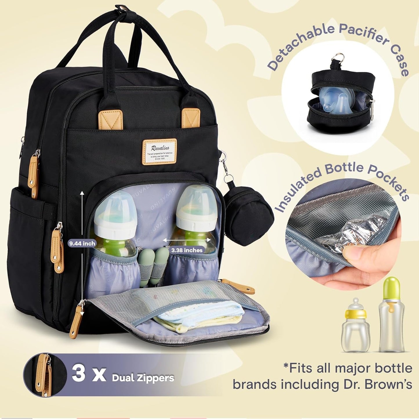 Chic Baby Travel Backpack